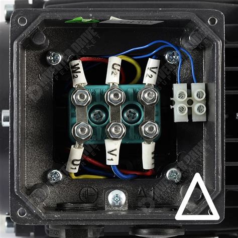 electric motor terminal box location|3 phase motor terminal block.